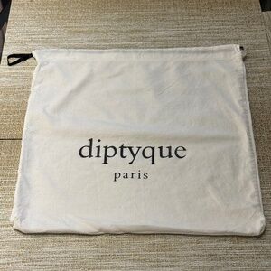 Diptyque Paris Gift Bag / Dustbag | White with Black Logo | Authentic Luxury